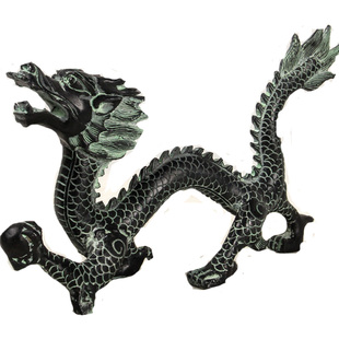 仿古青铜器纯铜龙摆件车载家居书房办公室客厅装饰品 创意工艺品