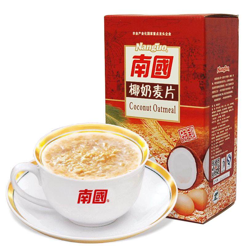 南国椰奶燕麦片728g营养早餐即食冲饮速溶免煮懒人速食品学生袋装