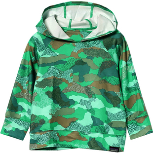 Patagonia防晒长袖速干T恤C1遮阳连帽衫男女儿童沙滩海滩吸湿排汗