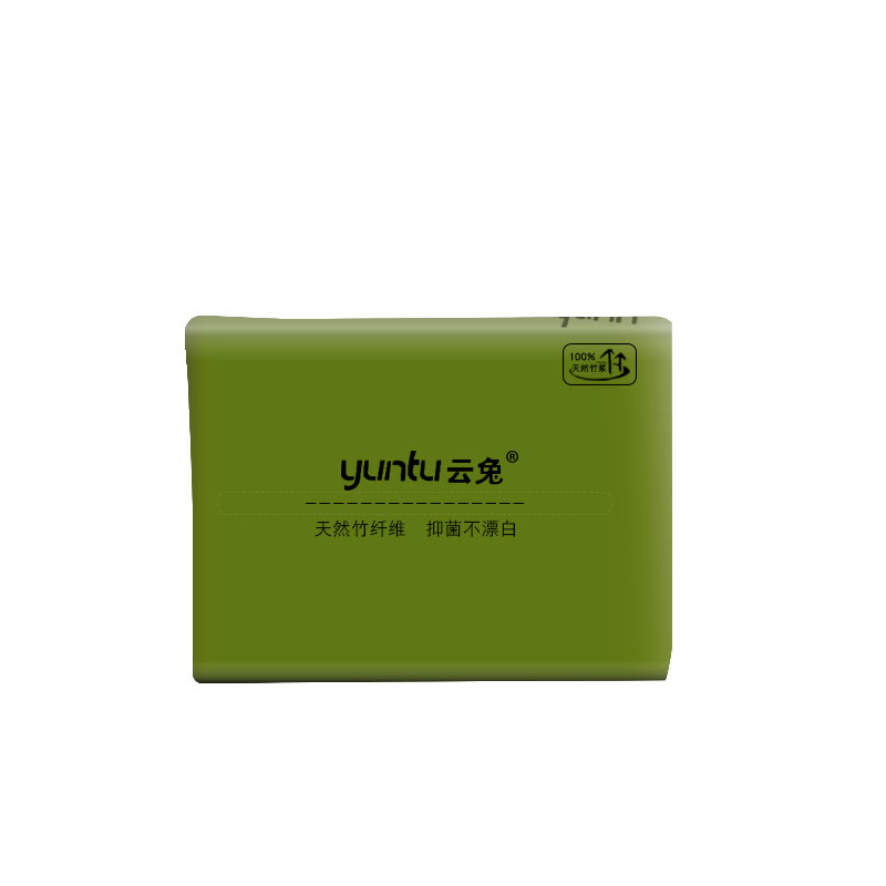 云兔纯天然竹纤维中号面巾纸可湿