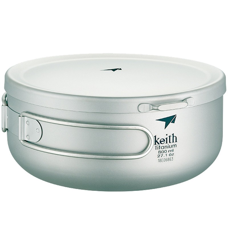 KEITH纯钛饭碗家用旅行便当盒
