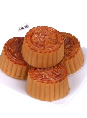 仿真月饼小模型豆沙露橱柜食品