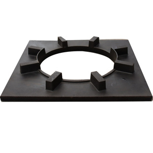 500商用灶具酒店设备配件煲汤炉面沟风板单眼燃气炉灶黑色生铁板