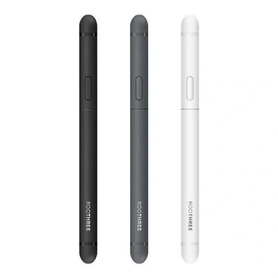 根号三高端弹性中性笔0.5黑色水笔么三黑白灰三色笔办公学生用笔