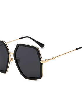 景甜倪妮明星同款圆脸潮人太阳镜