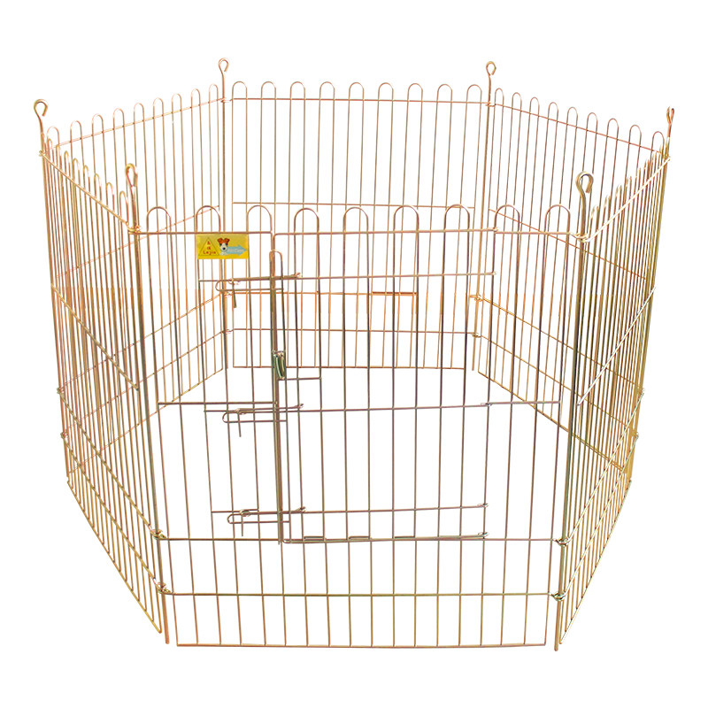 乐佳正品6片镀铬室内外中大型犬