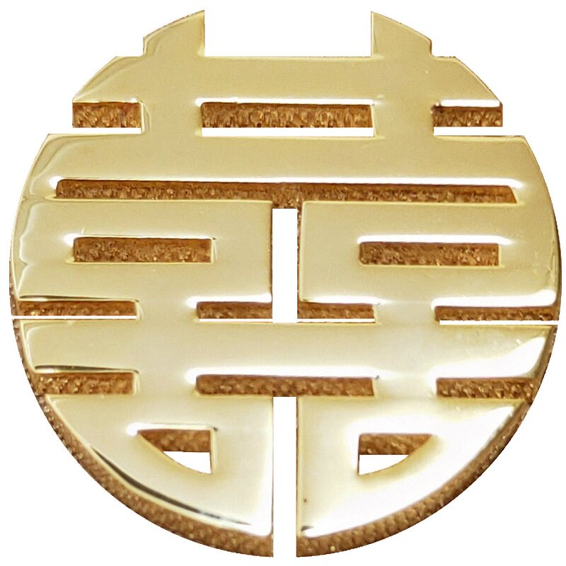 真金电镀精细抛光不伤衣胸针婚庆