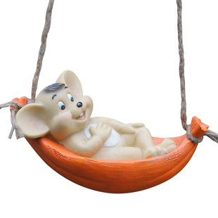 入户花园庭院树脂创意仿真动物户外装饰别墅阳台园艺景观树上挂件