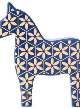 北欧风瑞典搁板教师节达拉木马