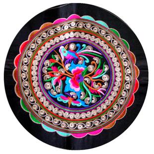 【美玉缘】  民族特色工艺品 机绣绣片 刺绣品 服装辅料 苗绣