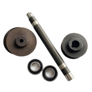 包邮400钢材机配件砂轮夹板切割机主轴传动轴夹板切割机压板