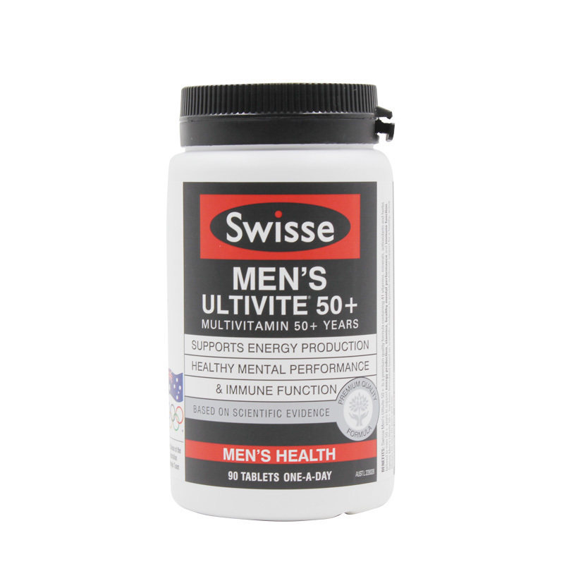 澳洲直邮Swisse复合维生素 专为50以上男士设计配方 调节生理机能