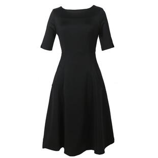2026秋季新款女装黑色连衣裙正式场合收腰显瘦气质修身赫本小黑裙