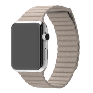 AP原装正品适用applewatch4皮质回环表带苹果手表iwatch1/2/3表带