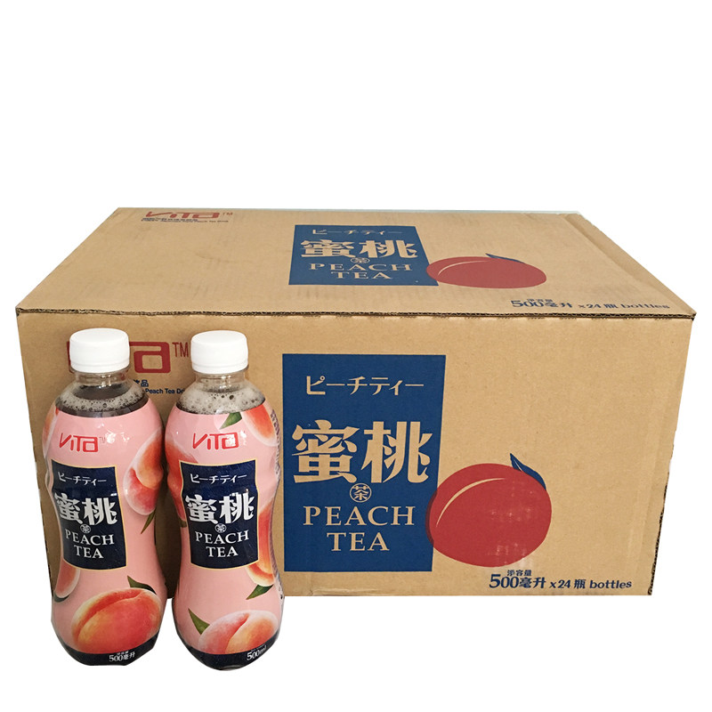 广东日式500ml港版蜜桃味维他