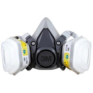 正品3M6200+6002套装防毒面具防酸性气体防毒面罩实验室用过滤式