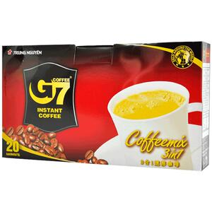 越南进口中原G7咖啡 三合一经典原味速溶咖啡320克盒装（20小包）