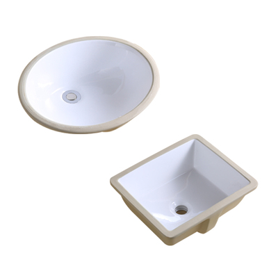 小尺寸嵌入式圆形浴室洗手台下盆