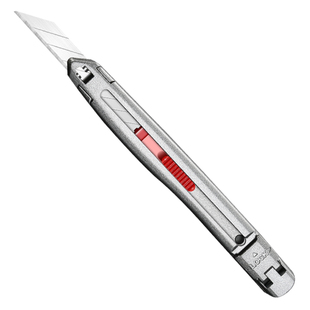 SDI手牌美工刀皮料皮革切割刀专用不晃小型30度刻纸刀裁纸雕刻刀小号手工裁皮刀具界刀3006C乒乓球胶皮切割刀