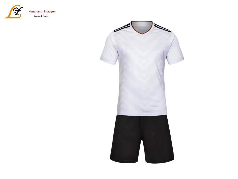 plain white soccer jersey