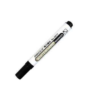 得力6811白板笔 可擦水性白板书写笔 展示板笔 大容量 黑红蓝包邮