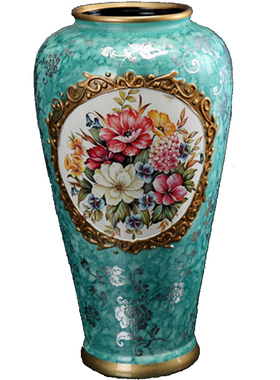 美式风格创意花瓶陶瓷三件套