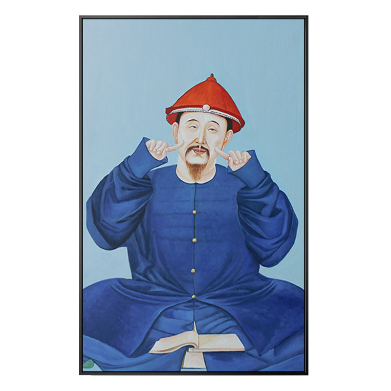 梵高卡通动漫风超大展厅装饰画
