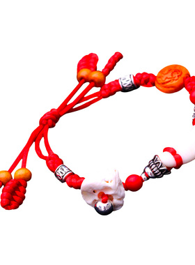 水阁宝宝桃核手链饰品婴儿随身