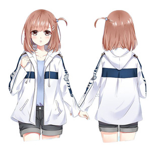 白起同款秋冬动漫外套风衣cos衣服二次元女恋与制作人周边卫衣男