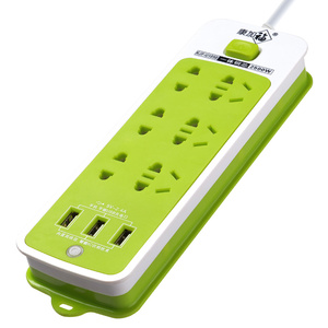 创意柠檬插座智能USB插线板多功能排插多用充电器便携水果插座