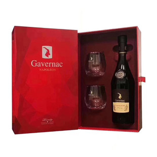 法国进口白兰地　佳运来臻品白兰地洋酒礼盒　杯子包装礼盒