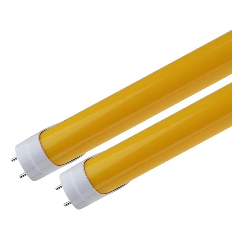 LED防紫外线灯管黄灯管T8黄光18W