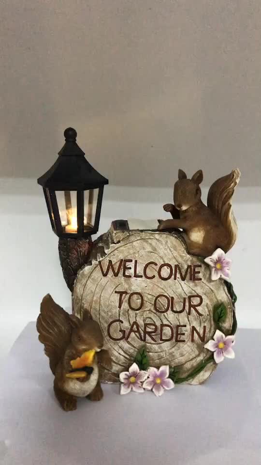 resin hanging garden signs