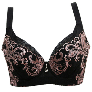 包邮黛丽世家文胸专柜正品薄款全杯侧收聚拢调整型内衣D6027