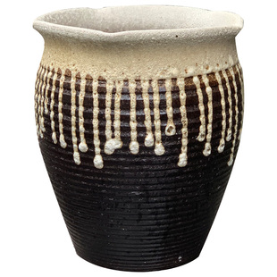 特价大高筒土陶罐粗陶悬崖九尾狐多肉植物庭院地面陶瓷老桩花盆