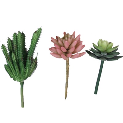 植物绿色仙人掌店铺装饰墙面假花