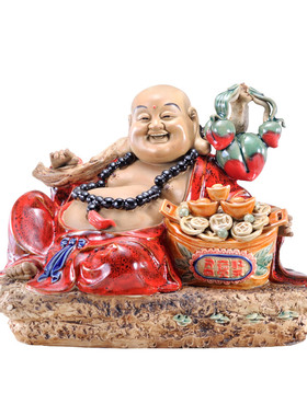 石湾陶瓷工艺家居电视酒柜招财