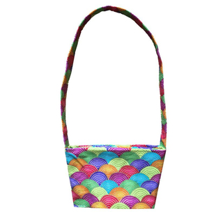 饮料提袋台湾环保杯套日系烫金复古海浪奶茶咖啡手摇杯轻便帆布袋