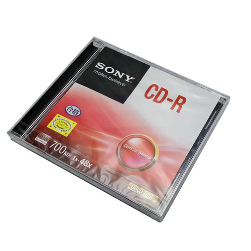 原装SONY索尼CD-R光盘48X700MB电脑DVD空白刻录盘车载MP3光盘cd碟