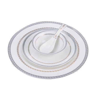 陶瓷摆台酒店会所四件套摆台餐具