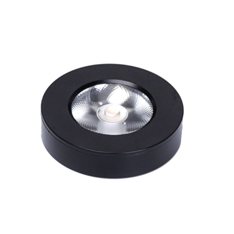 金色超薄明装小射灯led展柜灯5W10W瓦吊顶免开孔天花灯柜台酒柜灯