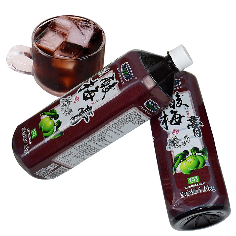 1.5kg浓缩酸梅膏10倍浓缩果汁山楂乌梅汁 酸梅汤果味饮料原料包邮