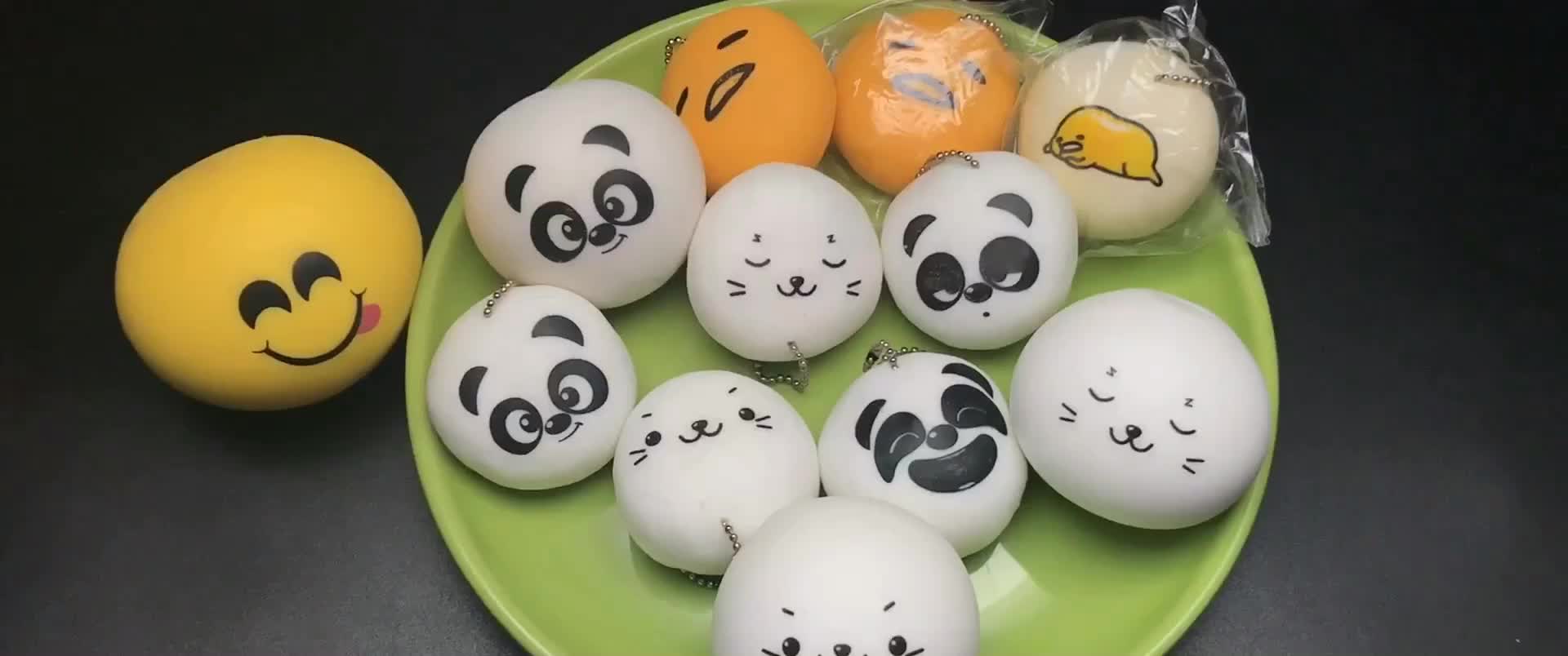 Japanese Soft Plastic Rubber Stretchy Squeeze Mochi Squishy Toy Cute