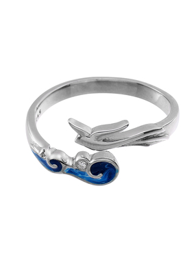 原创设计戒指南风歌925银文艺