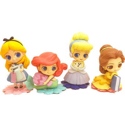 公主蛋糕装饰美人鱼贝尔生日摆件