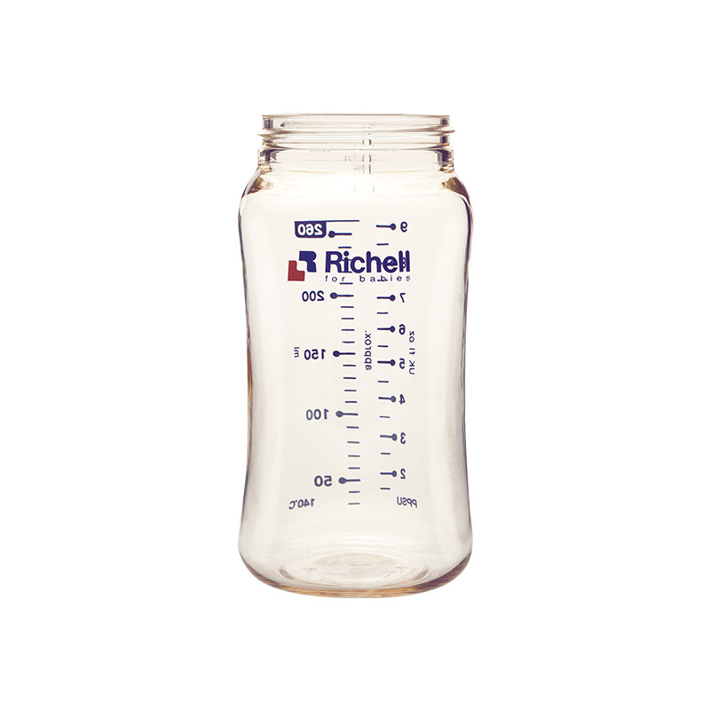 Richell利其尔杯身配件透透瓶身吸管杯瓶体企鹅杯体水杯瓶身杯身