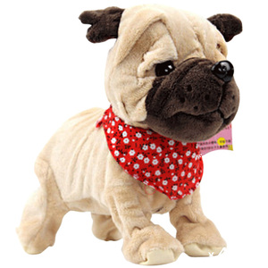 智能儿童玩具遥控狗狗机械狗电动毛绒玩具狗声控小狗男孩生日礼品