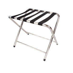 包邮不锈钢酒店客房行李架置物架宾馆客房折叠衣物架放行李箱架子