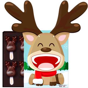 怡浓一鹿相伴麋鹿黑巧克力