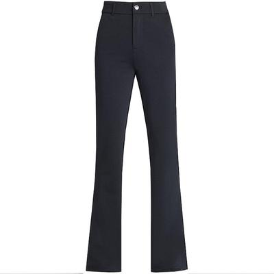 高腰显瘦弹力显高微喇裤加长长裤